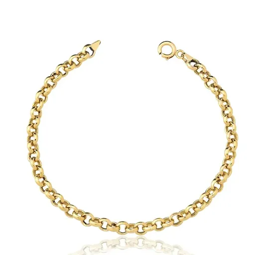Pulseira Elo Português Ouro 18K